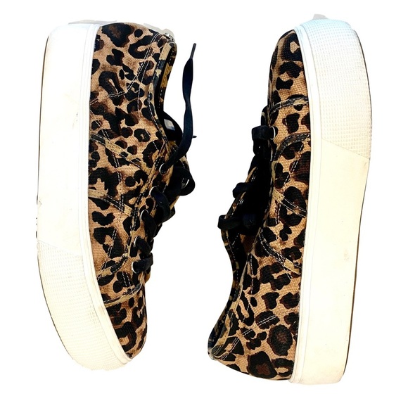 Steve Madden Platform Cheetah Sneakers | Women’s Size 11 - Picture 8 of 11